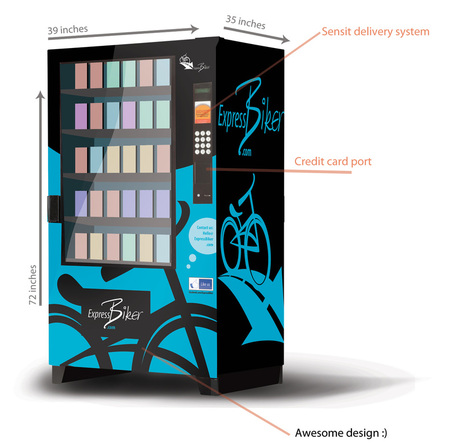 Express Biker Vending Machine Bike Parts